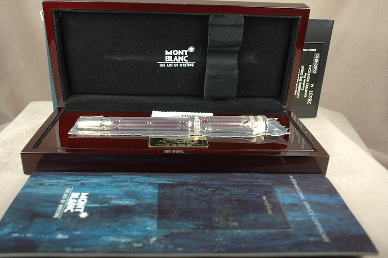 Pre-Owned Pens: 5123: Mont Blanc: Catherine the Great Patron of the Arts